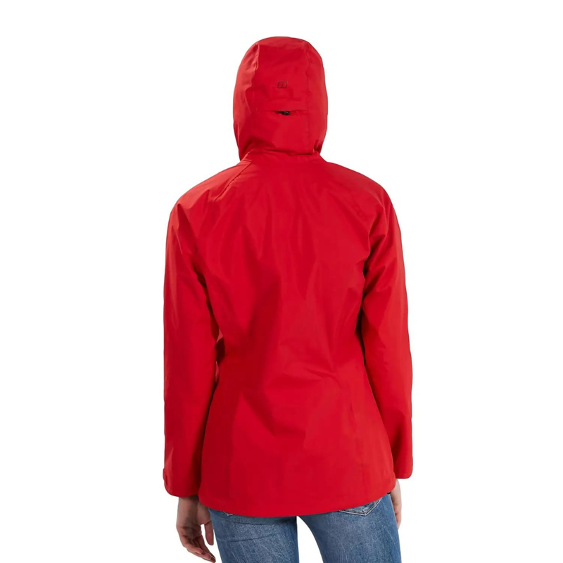 Berghaus Women's Deluge Pro Shell Jacket in Goji Berry-2